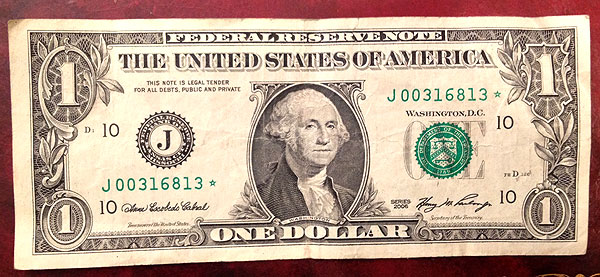 star note dolllar bill