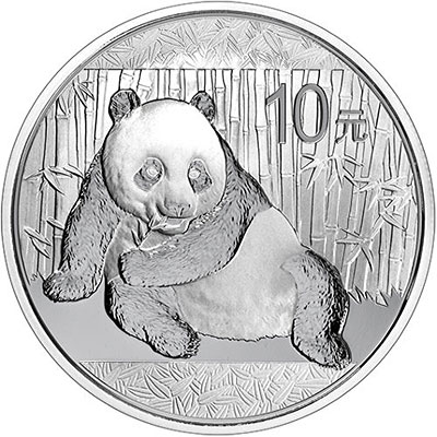 1 oz silver panda design