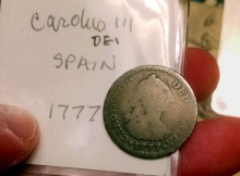 1777 spanish colonial coin