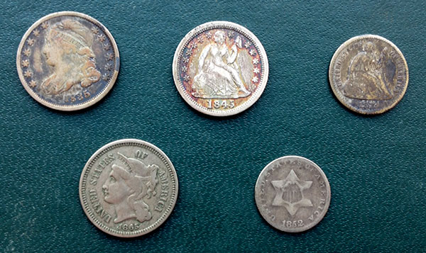 1800s U.S. coins silver