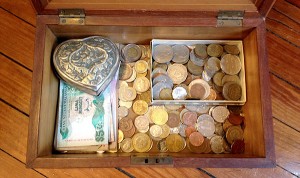 box foreign coins