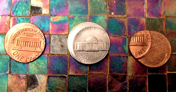 error coins penny nickel reverse