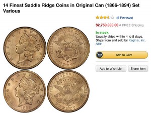 saddle ridge coins amazon