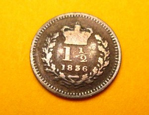 1 1/2 british pence 1936