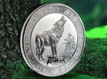 grey wolf silver coin royal mint