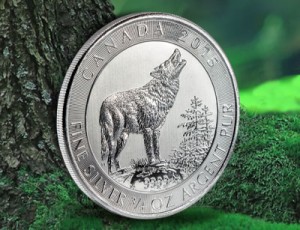 grey wolf silver coin royal mint