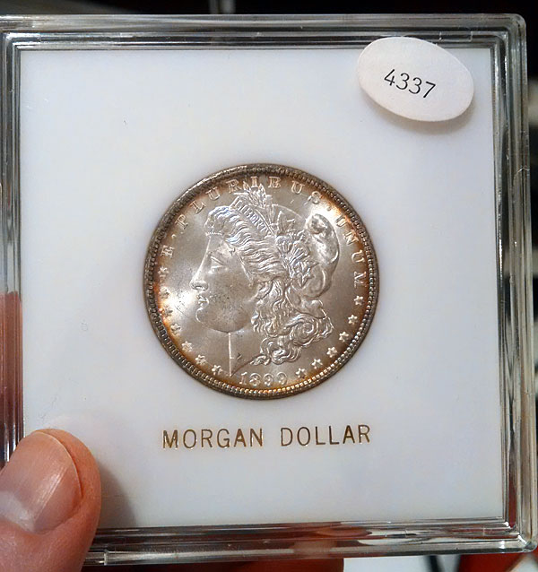 1899-o morgan dollar ms65 toned
