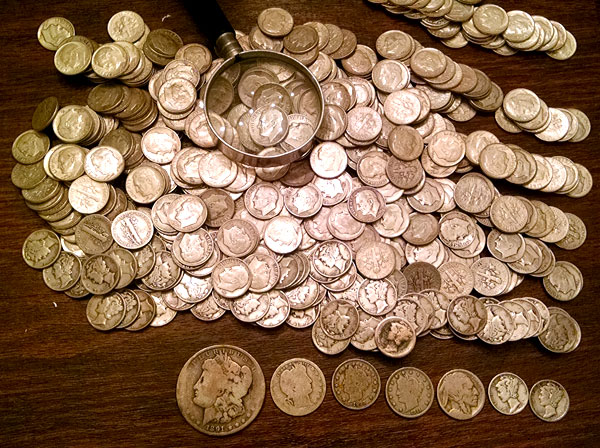 silver hoard times coins