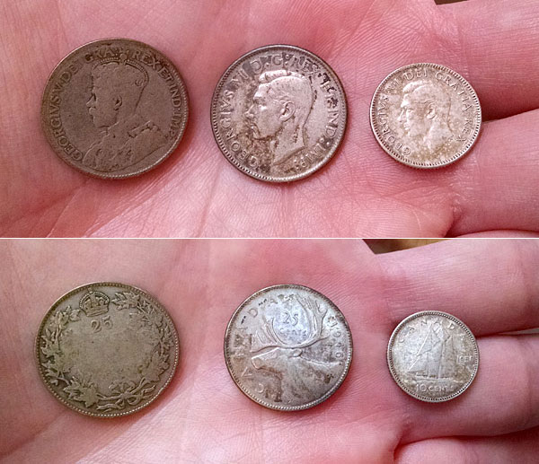 old canadian silver coins
