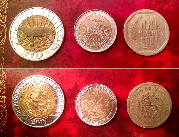 south american coins