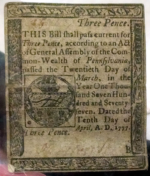 three pence colonial note-2