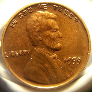 1955 doubled die penny