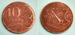 1918 10 pfennig german notgeld