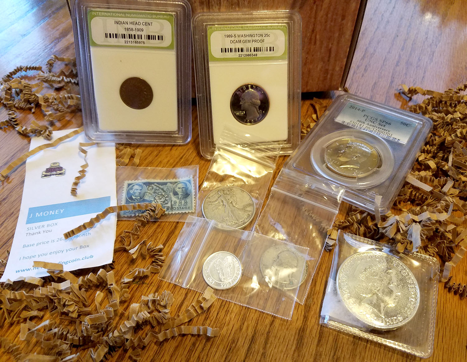 silver membership box - all coins
