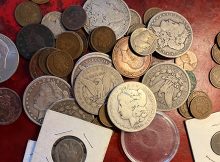 z coin collection pile
