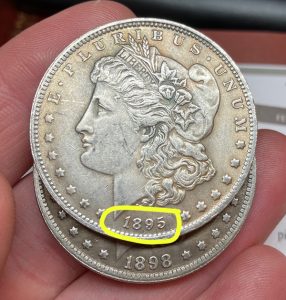 fake 1895 morgan dollar