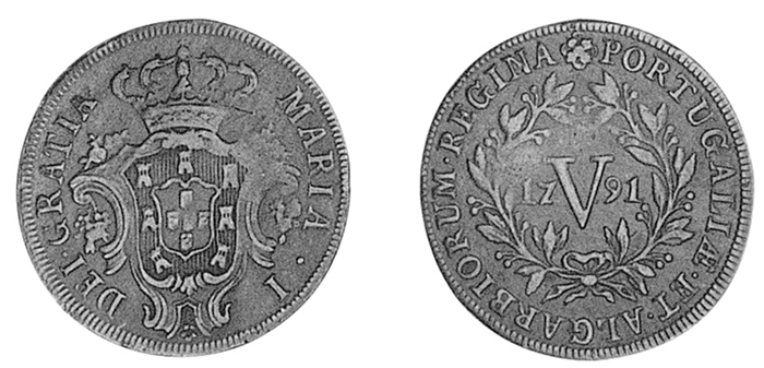 1797 portuguese 5 reis